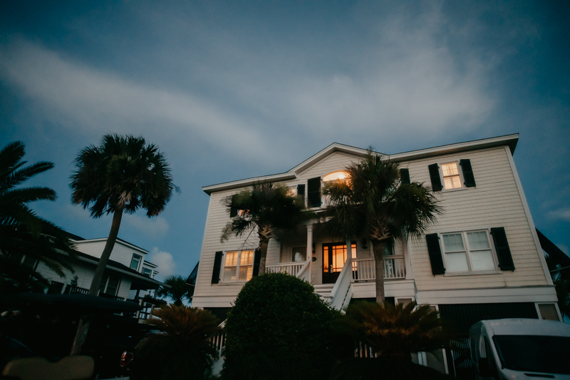 A fun beach wedding reception in Folly Beach, South Carolina by Britney Clause Photography