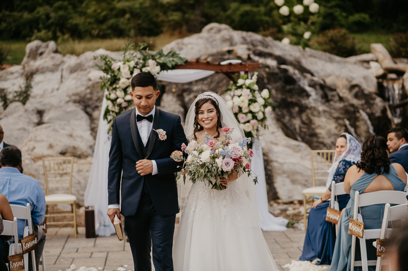 A beautiful wedding ceremony at Historic Rosemont Springs, Virginia by Britney Clause Photography