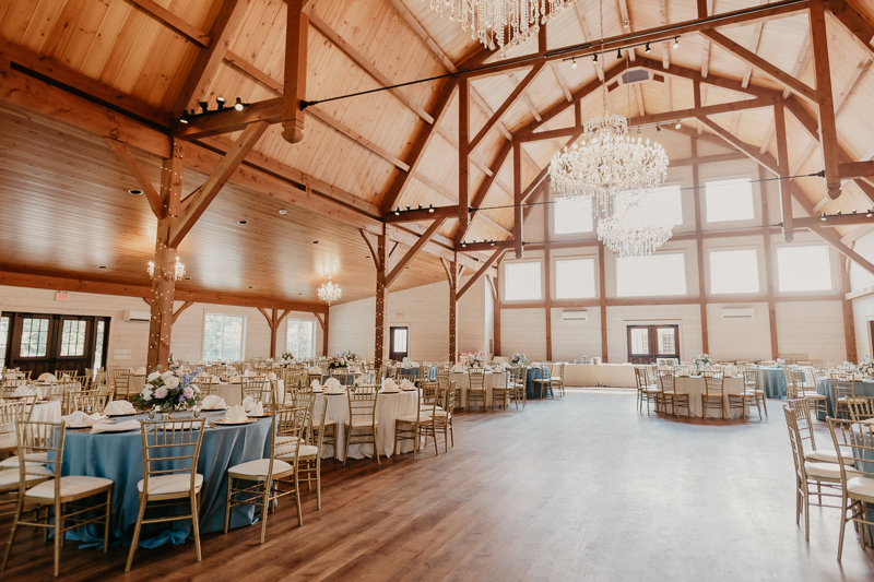 Magical wedding reception decor at Historic Rosemont Springs, Virginia by Britney Clause Photography