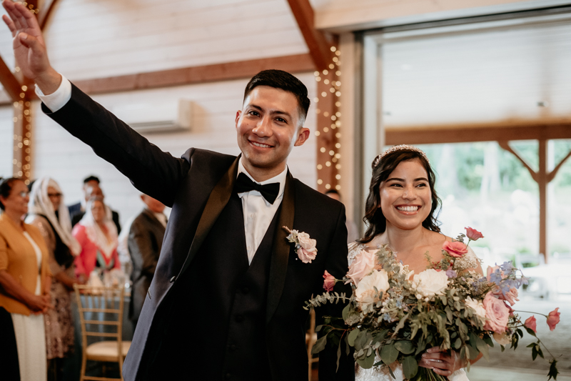 A fun wedding reception at Historic Rosemont Springs, Virginia by Britney Clause Photography