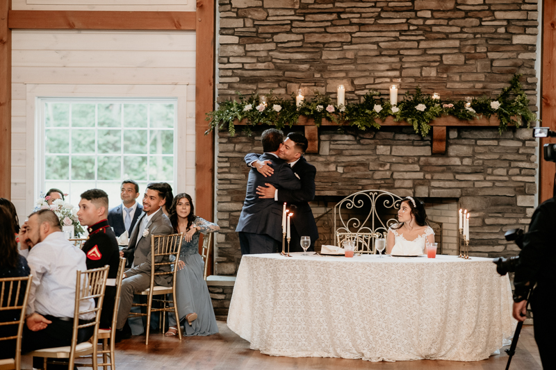 A fun wedding reception at Historic Rosemont Springs, Virginia by Britney Clause Photography