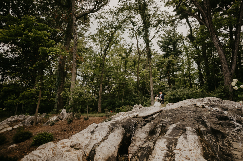 Stunning bride and groom wedding portraits at Historic Rosemont Springs, Virginia by Britney Clause Photography