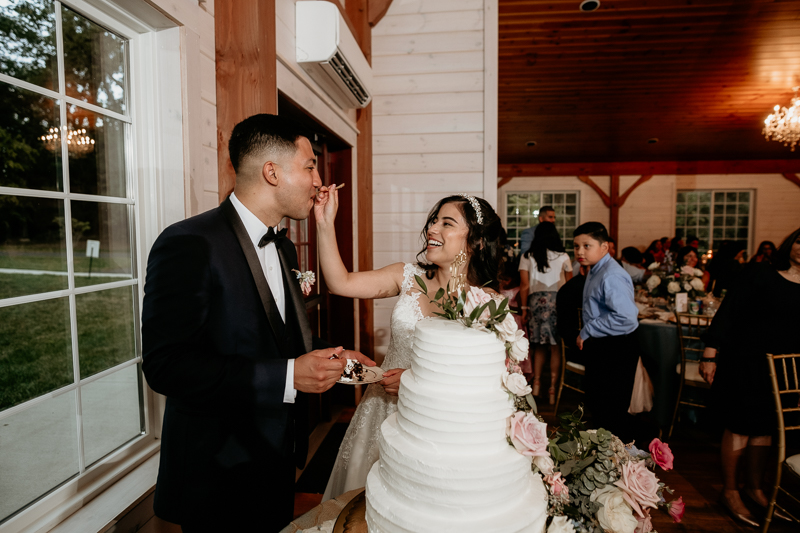 A fun wedding reception at Historic Rosemont Springs, Virginia by Britney Clause Photography