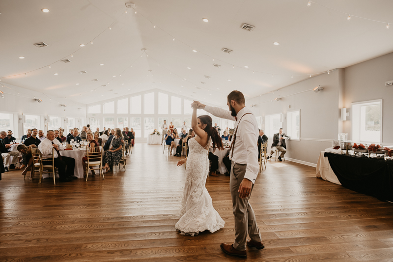 A fun afternoon wedding reception at The Anchor Inn in Pasadena, Maryland by Britney Clause Photography