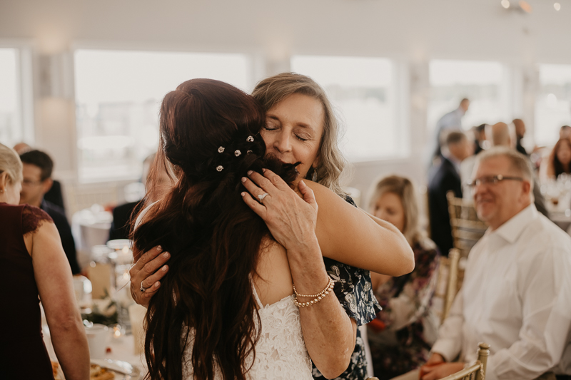 A fun afternoon wedding reception at The Anchor Inn in Pasadena, Maryland by Britney Clause Photography