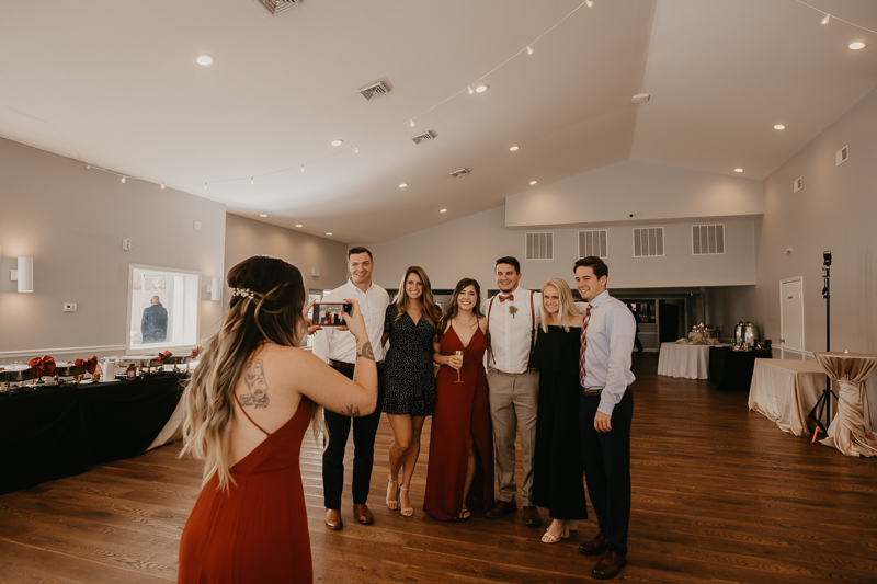 A fun afternoon wedding reception at The Anchor Inn in Pasadena, Maryland by Britney Clause Photography