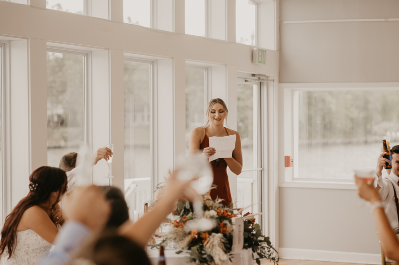 A fun afternoon wedding reception at The Anchor Inn in Pasadena, Maryland by Britney Clause Photography