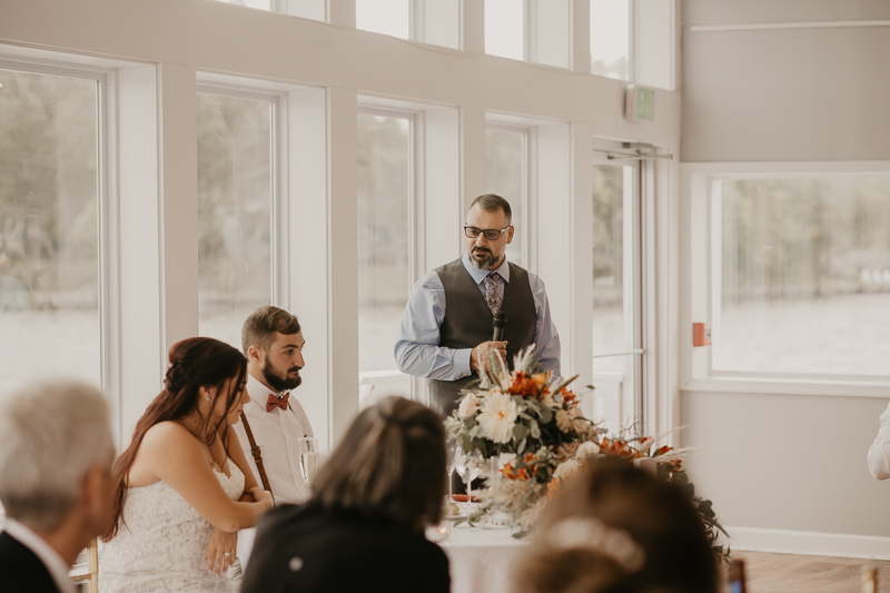 A fun afternoon wedding reception at The Anchor Inn in Pasadena, Maryland by Britney Clause Photography