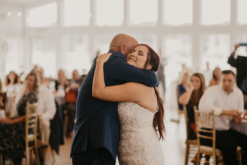 A fun afternoon wedding reception at The Anchor Inn in Pasadena, Maryland by Britney Clause Photography