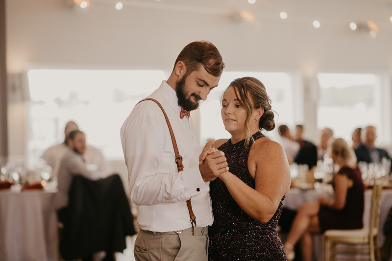 A fun afternoon wedding reception at The Anchor Inn in Pasadena, Maryland by Britney Clause Photography