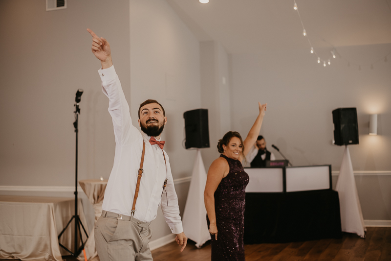 A fun afternoon wedding reception at The Anchor Inn in Pasadena, Maryland by Britney Clause Photography