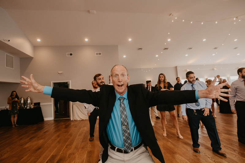 A fun afternoon wedding reception at The Anchor Inn in Pasadena, Maryland by Britney Clause Photography