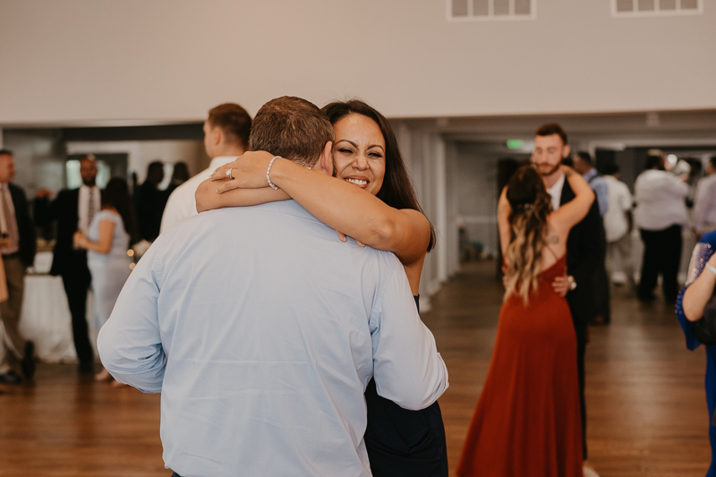 A fun afternoon wedding reception at The Anchor Inn in Pasadena, Maryland by Britney Clause Photography