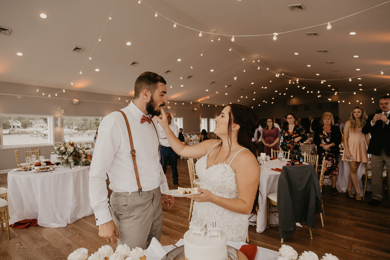 A fun afternoon wedding reception at The Anchor Inn in Pasadena, Maryland by Britney Clause Photography