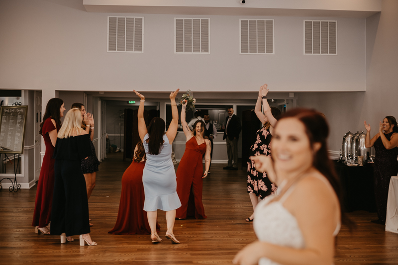 A fun afternoon wedding reception at The Anchor Inn in Pasadena, Maryland by Britney Clause Photography