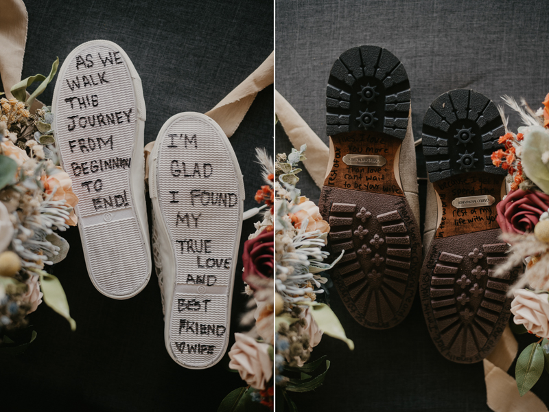 Gorgeous wedding details at Kylan Barn in Delmar, Maryland by Britney Clause Photography