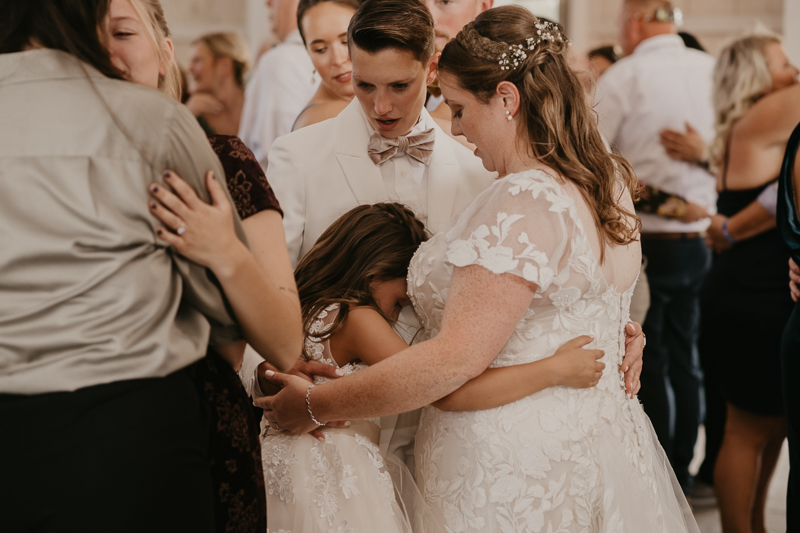 A fun wedding reception at Kylan Barn in Delmar, Maryland by Britney Clause Photography