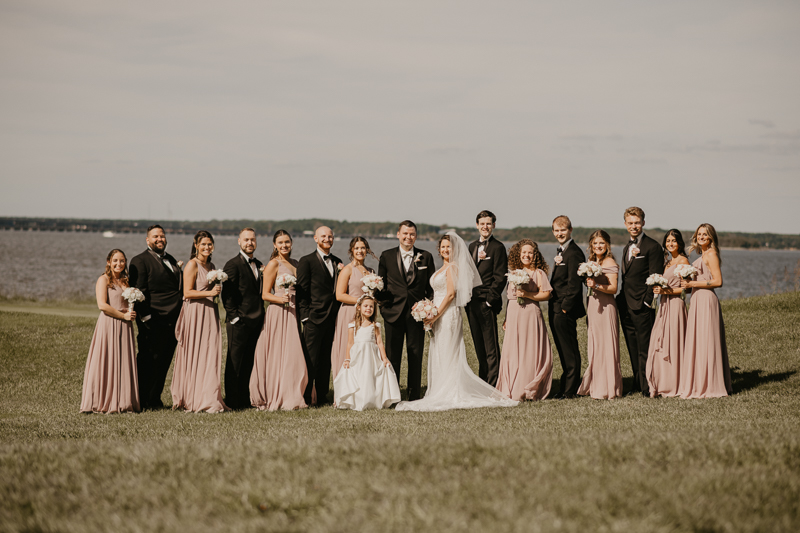 A Fall wedding in September at The Hyatt Regency Chesapeake Bay, Maryland by Britney Clause Photography