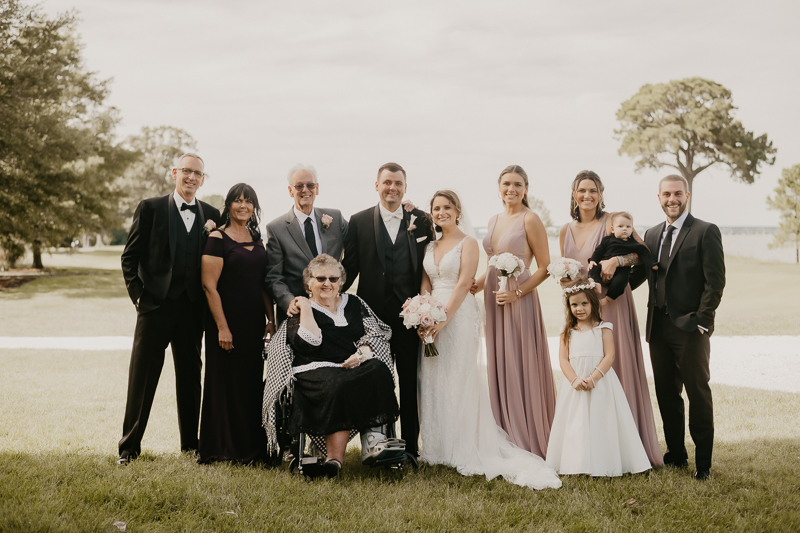 A Fall wedding in September at The Hyatt Regency Chesapeake Bay, Maryland by Britney Clause Photography