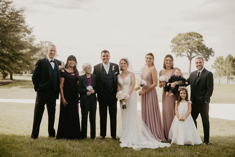 A Fall wedding in September at The Hyatt Regency Chesapeake Bay, Maryland by Britney Clause Photography