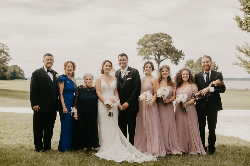 A Fall wedding in September at The Hyatt Regency Chesapeake Bay, Maryland by Britney Clause Photography