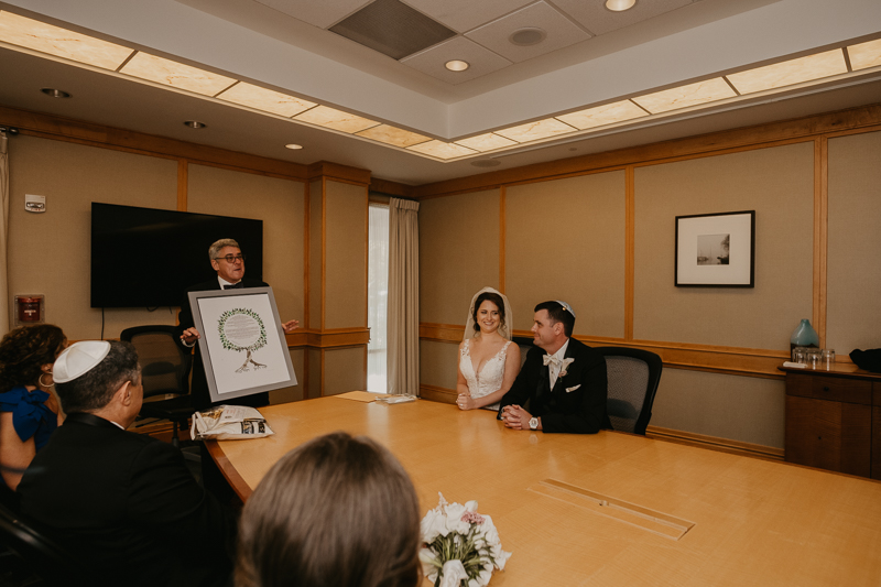 A beautiful Jewish wedding ceremony at The Hyatt Regency Chesapeake Bay, Maryland by Britney Clause Photography