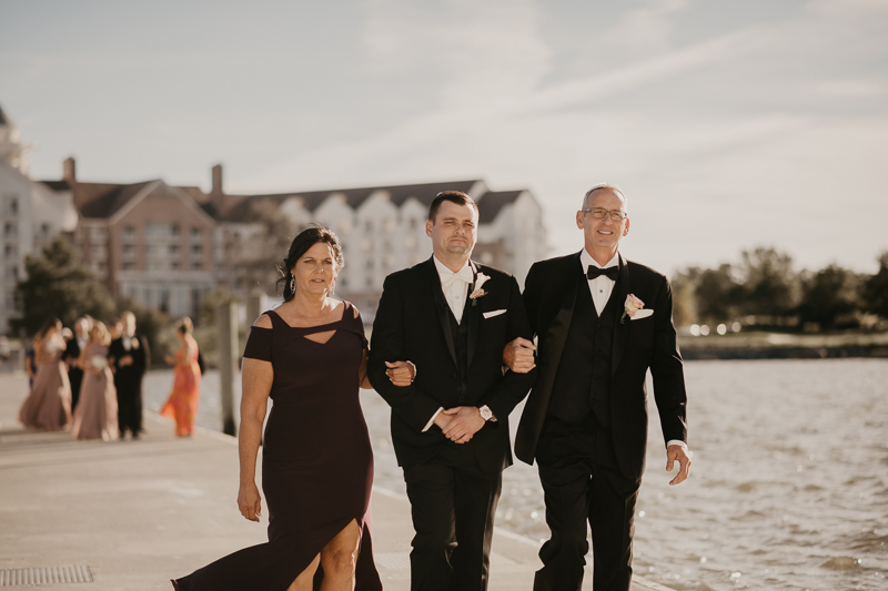 A beautiful Jewish wedding ceremony at The Hyatt Regency Chesapeake Bay, Maryland by Britney Clause Photography