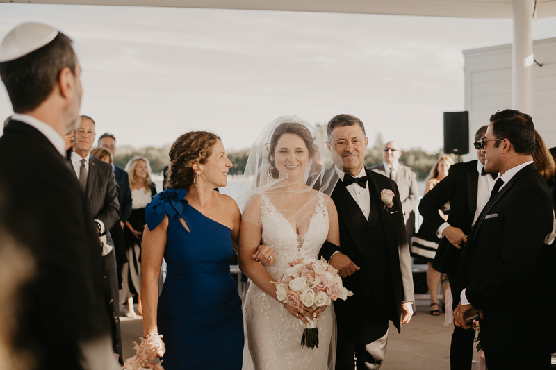 A beautiful Jewish wedding ceremony at The Hyatt Regency Chesapeake Bay, Maryland by Britney Clause Photography