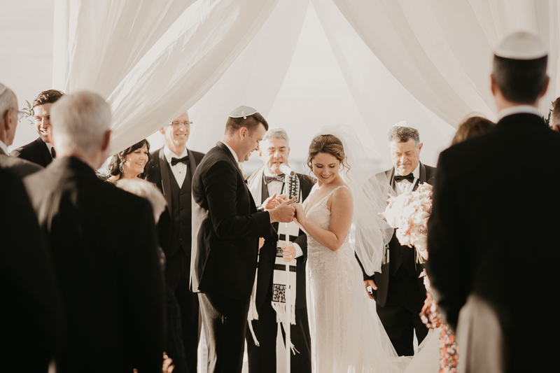 A beautiful Jewish wedding ceremony at The Hyatt Regency Chesapeake Bay, Maryland by Britney Clause Photography