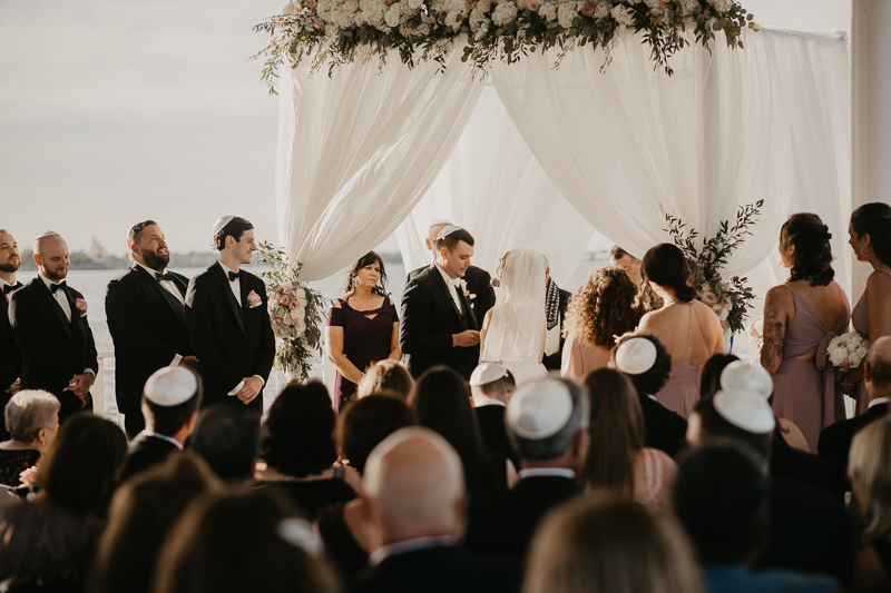 A beautiful Jewish wedding ceremony at The Hyatt Regency Chesapeake Bay, Maryland by Britney Clause Photography