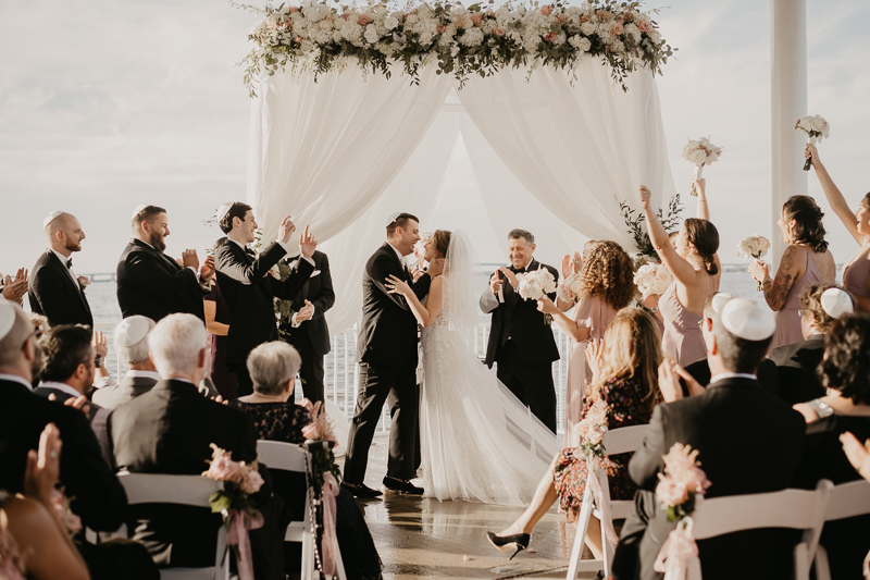 A beautiful Jewish wedding ceremony at The Hyatt Regency Chesapeake Bay, Maryland by Britney Clause Photography