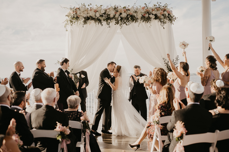 A beautiful Jewish wedding ceremony at The Hyatt Regency Chesapeake Bay, Maryland by Britney Clause Photography