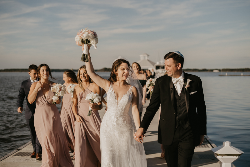 A beautiful Jewish wedding ceremony at The Hyatt Regency Chesapeake Bay, Maryland by Britney Clause Photography