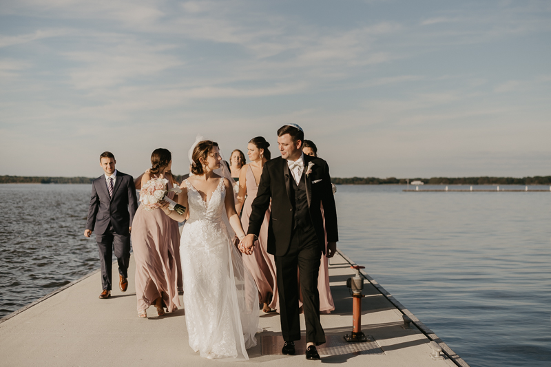 A beautiful Jewish wedding ceremony at The Hyatt Regency Chesapeake Bay, Maryland by Britney Clause Photography