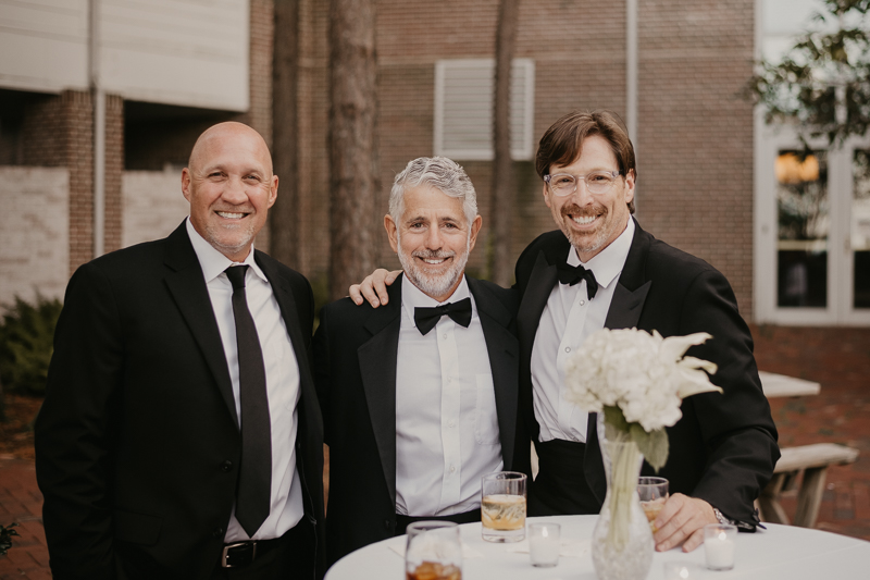 A fun wedding cocktail hour at The Hyatt Regency Chesapeake Bay, Maryland by Britney Clause Photography