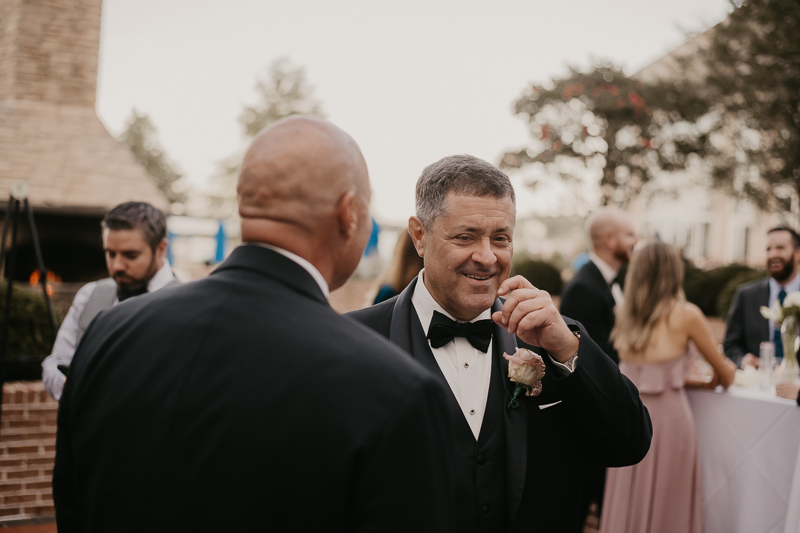 A fun wedding cocktail hour at The Hyatt Regency Chesapeake Bay, Maryland by Britney Clause Photography