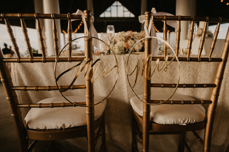 Magical wedding reception decor from Select Event Group and Belles Fleurs at The Hyatt Regency Chesapeake Bay, Maryland by Britney Clause Photography