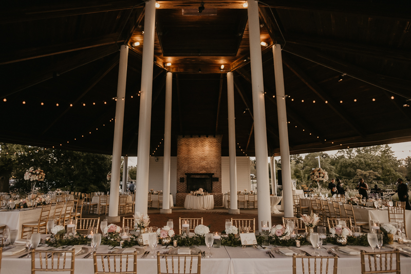 Magical wedding reception decor from Select Event Group and Belles Fleurs at The Hyatt Regency Chesapeake Bay, Maryland by Britney Clause Photography