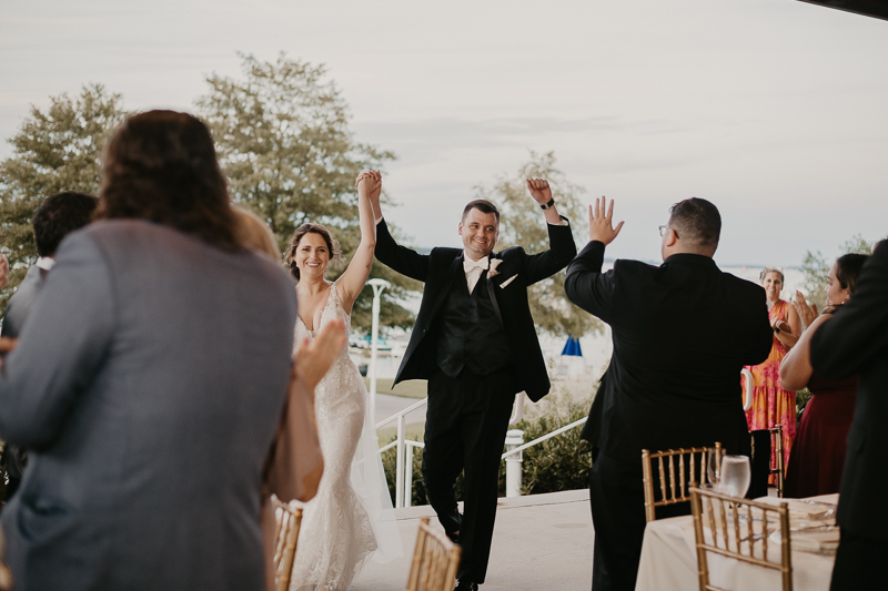 A fun wedding reception at The Hyatt Regency Chesapeake Bay, Maryland by Britney Clause Photography