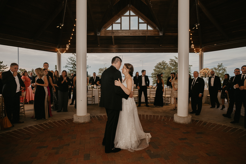 A fun wedding reception at The Hyatt Regency Chesapeake Bay, Maryland by Britney Clause Photography