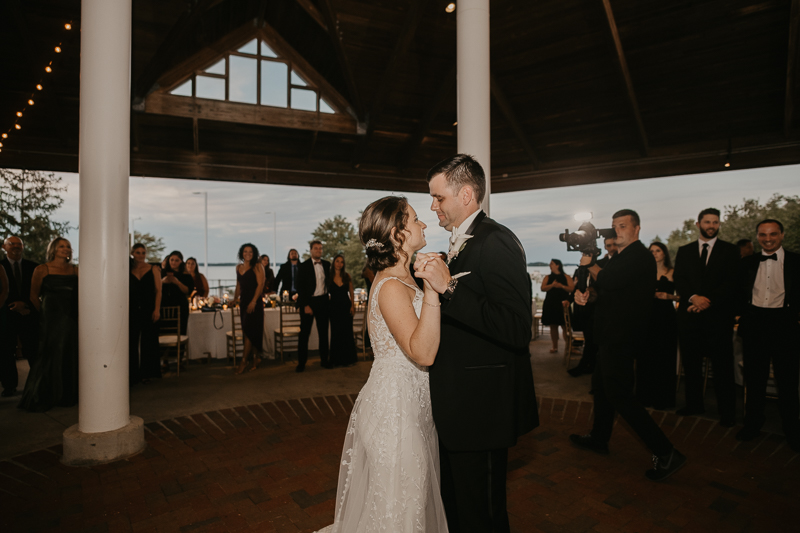 A fun wedding reception at The Hyatt Regency Chesapeake Bay, Maryland by Britney Clause Photography