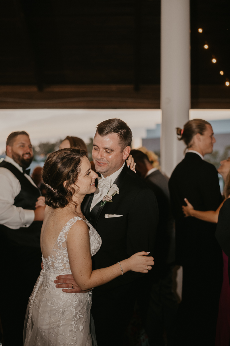 A fun wedding reception at The Hyatt Regency Chesapeake Bay, Maryland by Britney Clause Photography