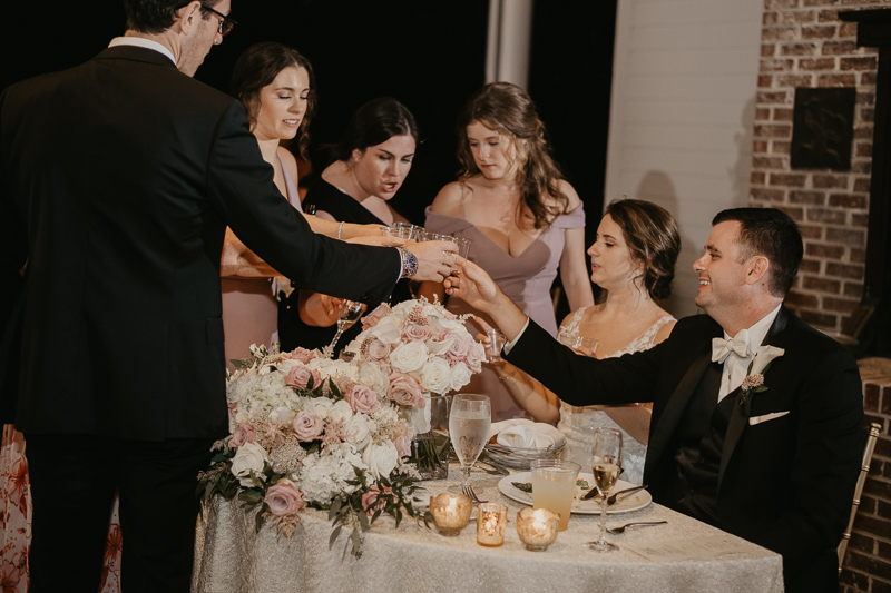 A fun wedding reception at The Hyatt Regency Chesapeake Bay, Maryland by Britney Clause Photography