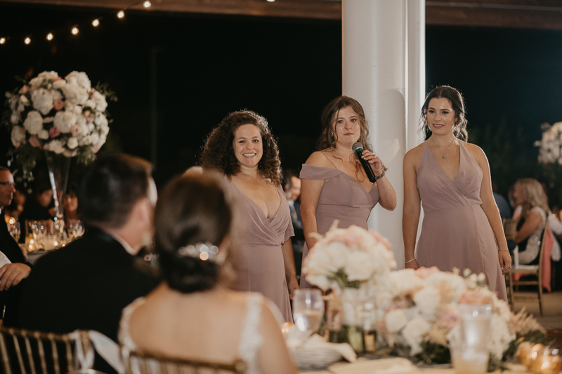 A fun wedding reception at The Hyatt Regency Chesapeake Bay, Maryland by Britney Clause Photography