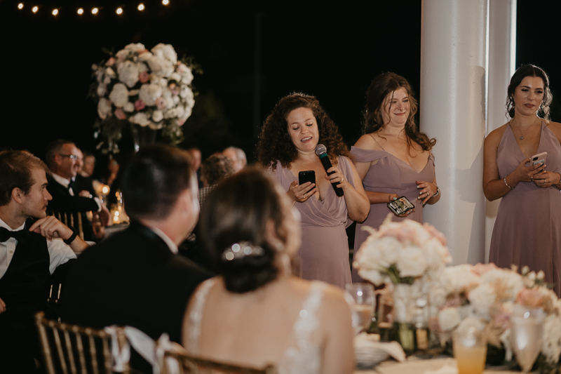 A fun wedding reception at The Hyatt Regency Chesapeake Bay, Maryland by Britney Clause Photography