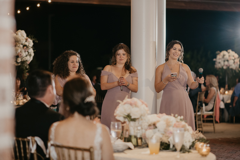 A fun wedding reception at The Hyatt Regency Chesapeake Bay, Maryland by Britney Clause Photography