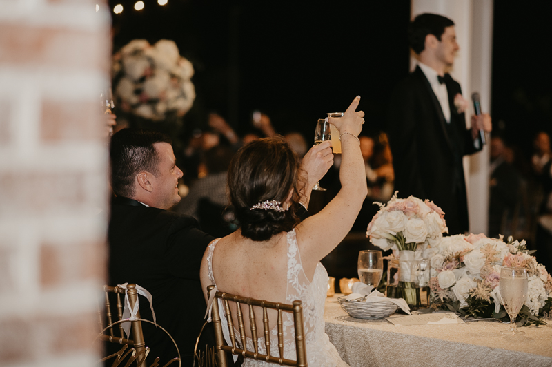 A fun wedding reception at The Hyatt Regency Chesapeake Bay, Maryland by Britney Clause Photography