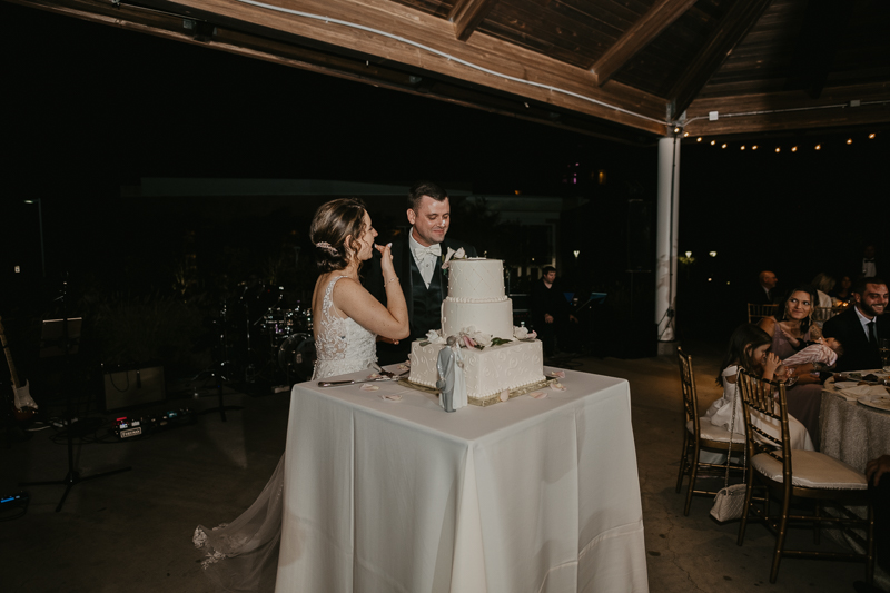 A fun wedding reception at The Hyatt Regency Chesapeake Bay, Maryland by Britney Clause Photography