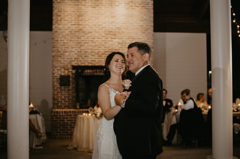 A fun wedding reception at The Hyatt Regency Chesapeake Bay, Maryland by Britney Clause Photography