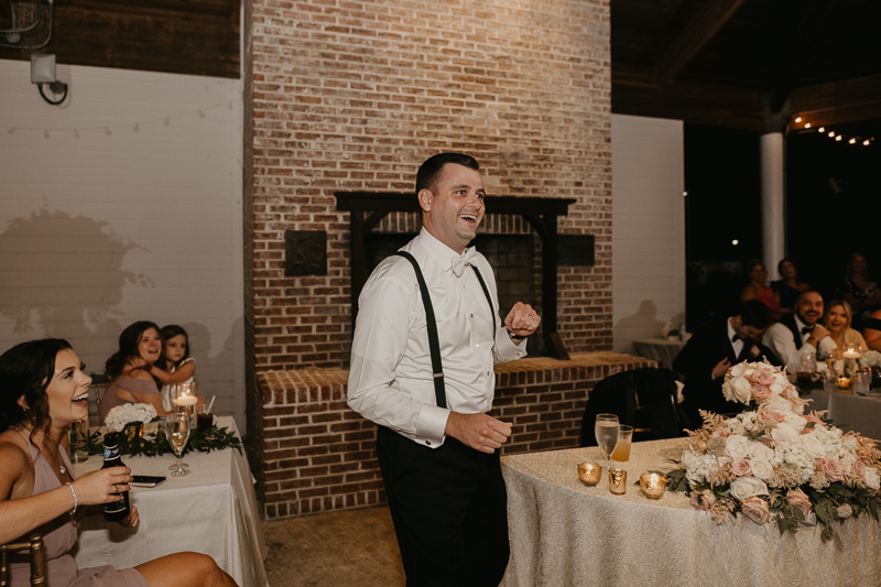 A fun wedding reception at The Hyatt Regency Chesapeake Bay, Maryland by Britney Clause Photography